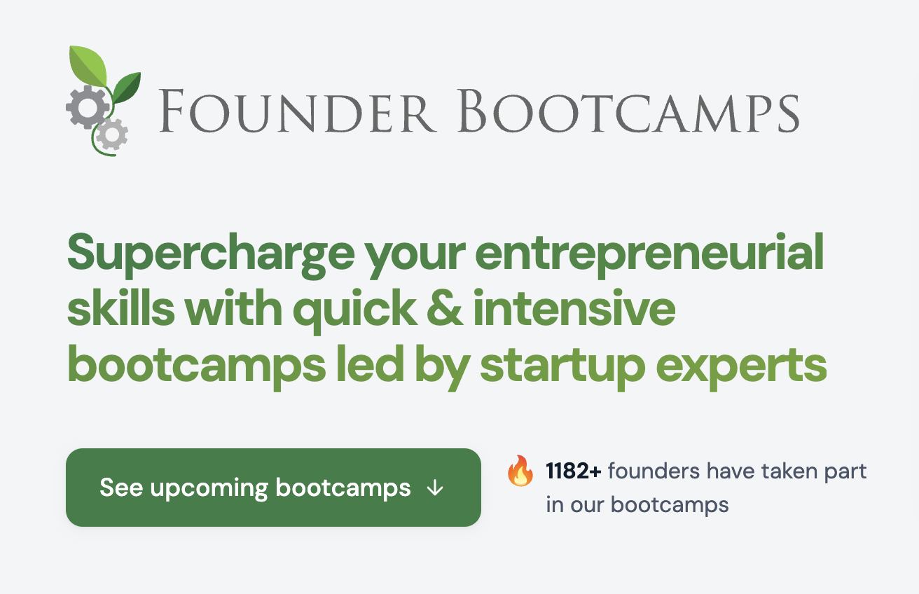 Founder Bootcamps